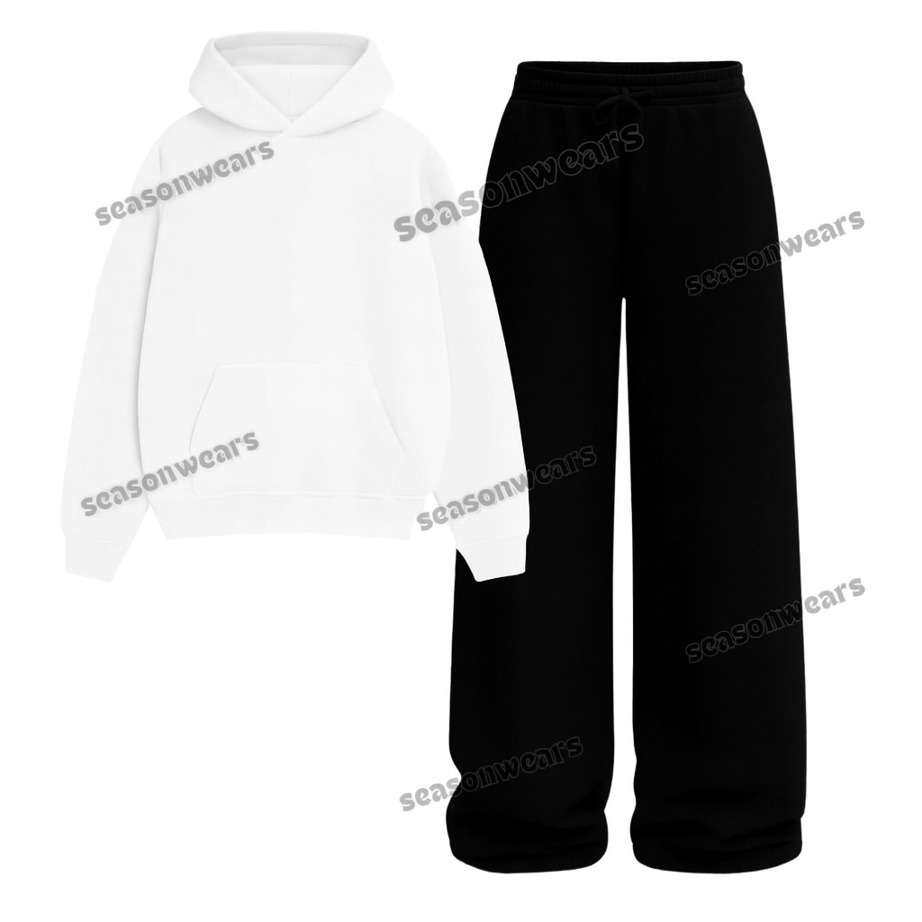 Straight Leg Trouser With Fleece Hoodie