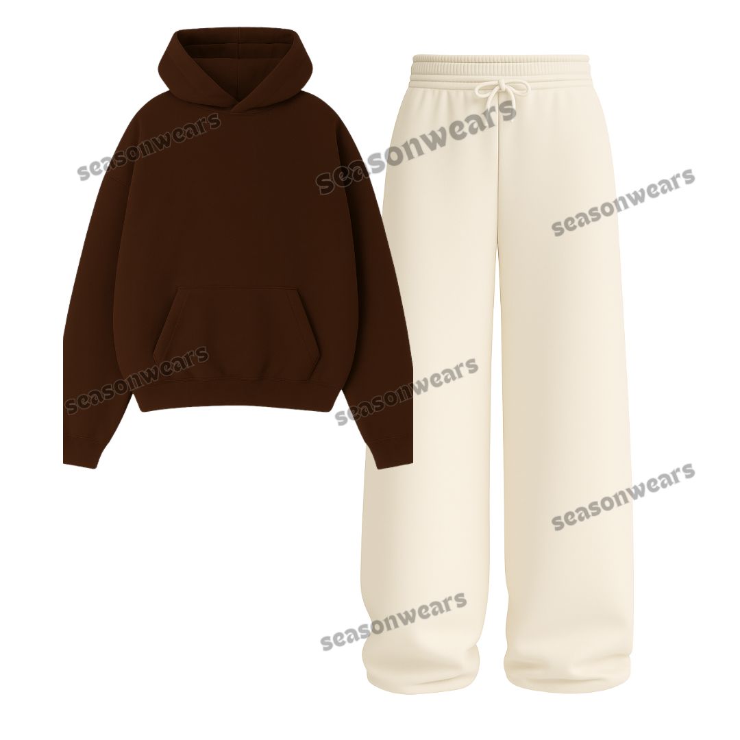 Straight Leg Trouser With Fleece Hoodie