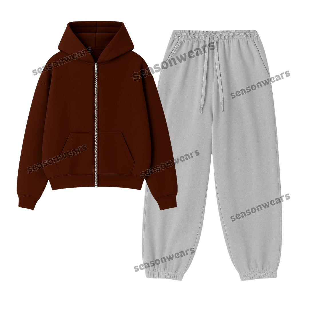 Sweatpant With Fleece Zipper