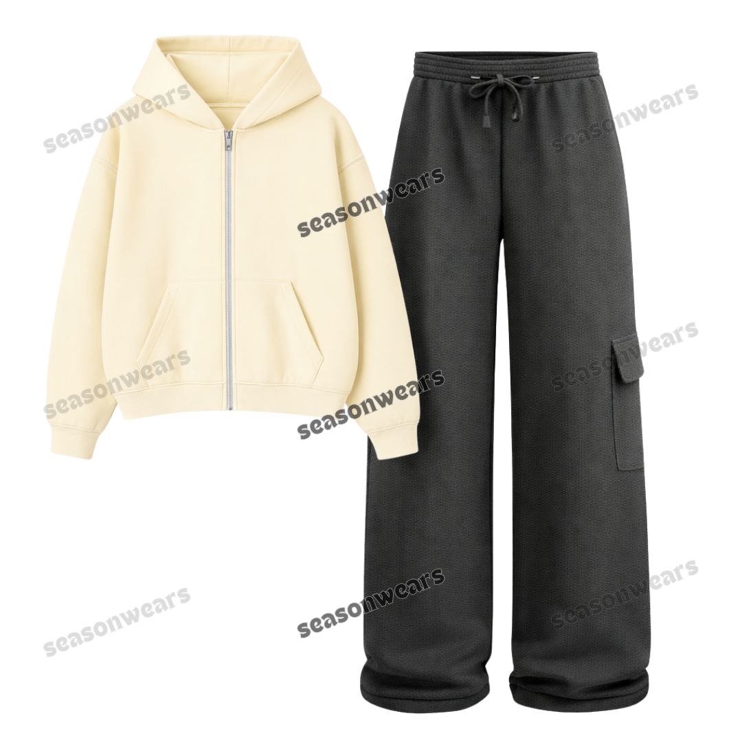 Straight Leg Cargo With Fleece Zipper