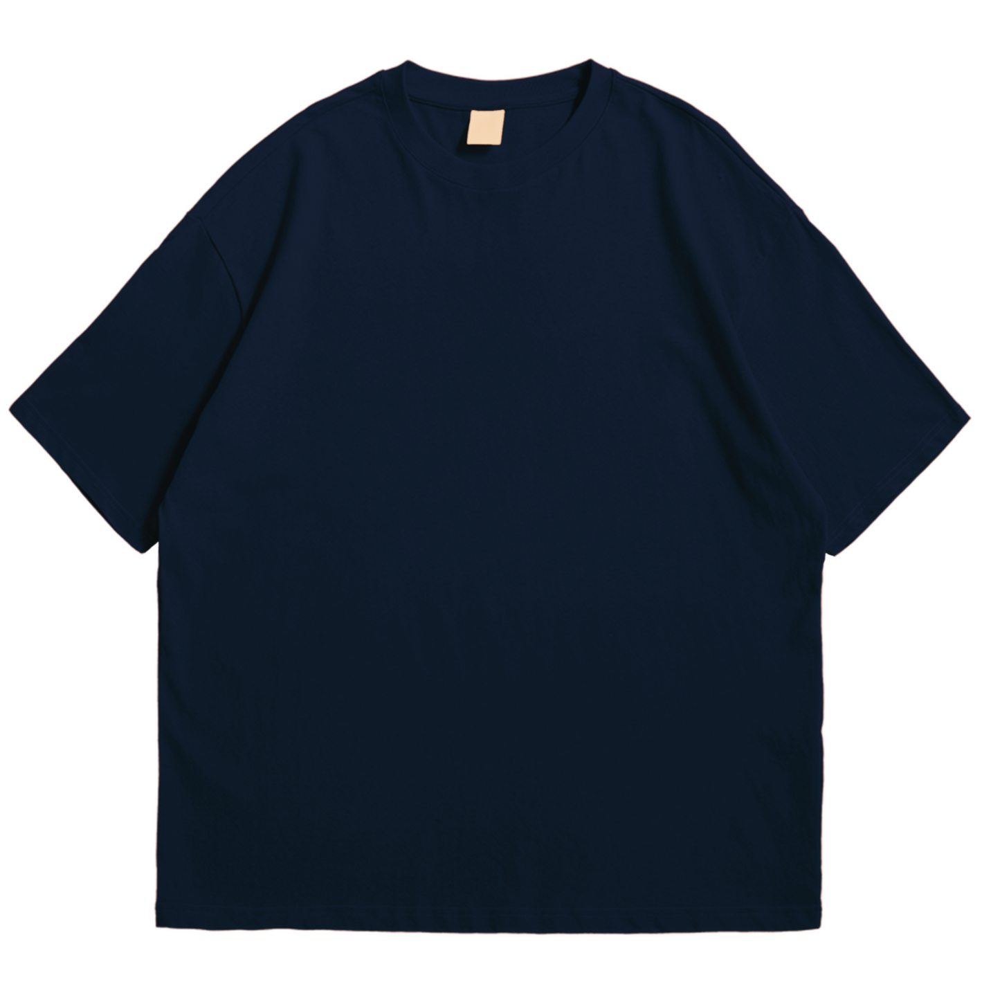 Navy Blue Oversize Drop Shoulder Tee