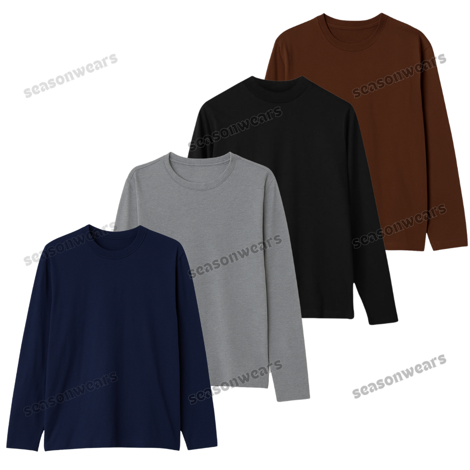 Pack Of 4 Full Sleeves Tee
