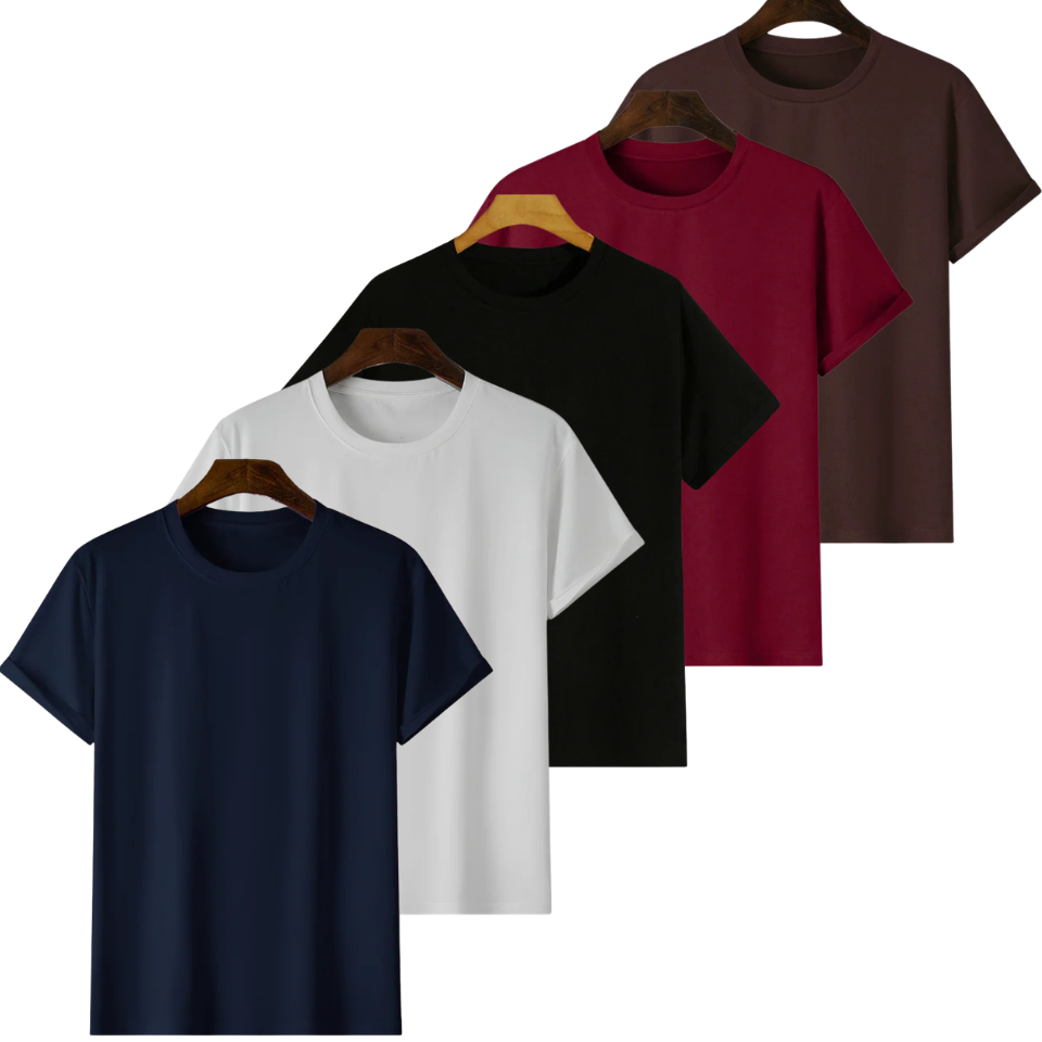 Pack Of 5 Regular Tees
