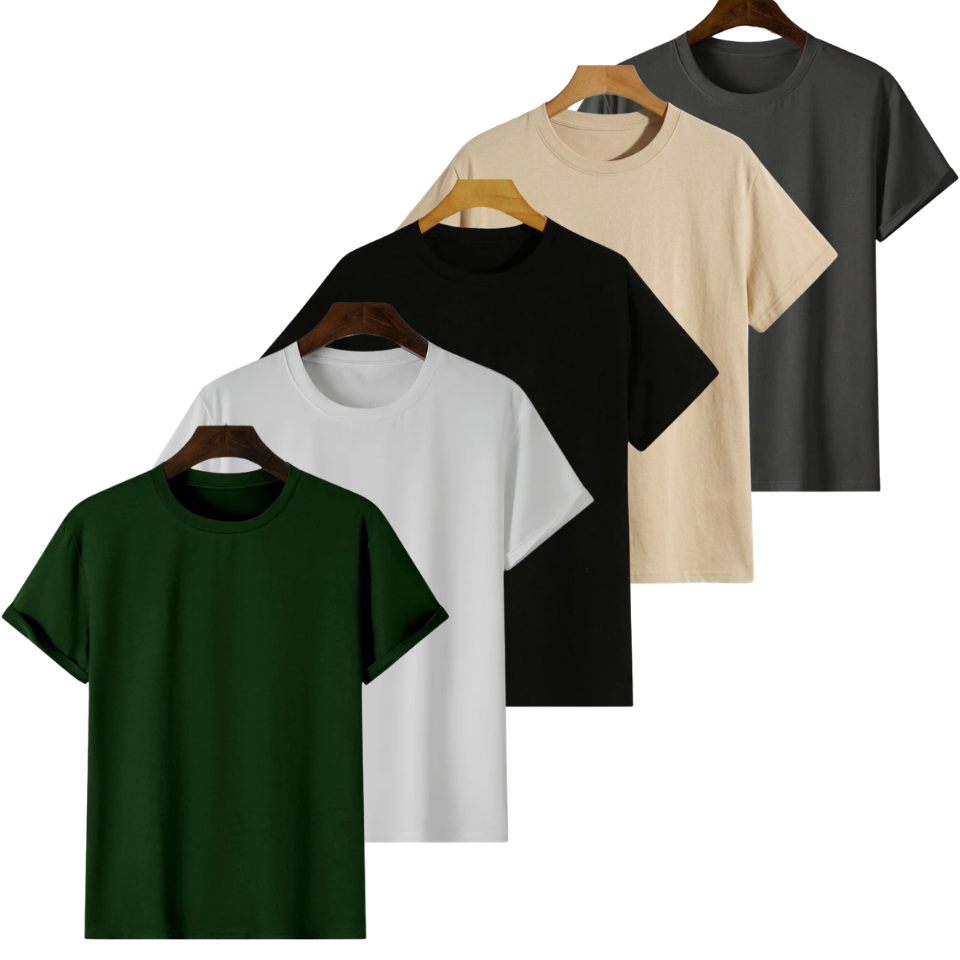Pack Of 5 Regular Tees