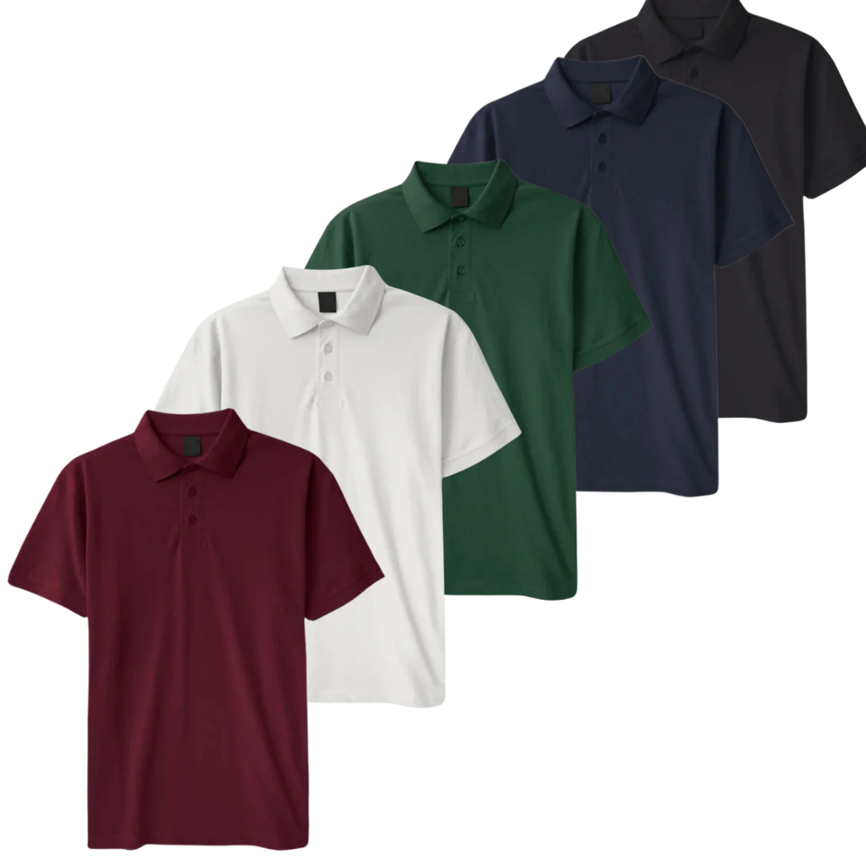 Pack Of 5 Polos