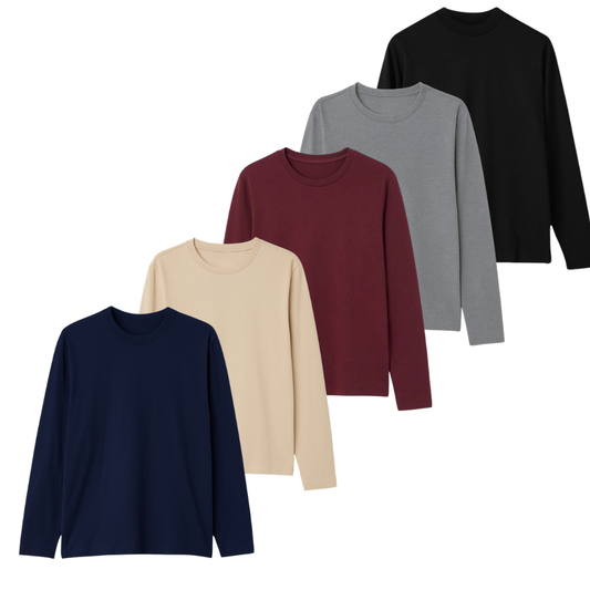 Pack Of 5 Full Sleeves Tee