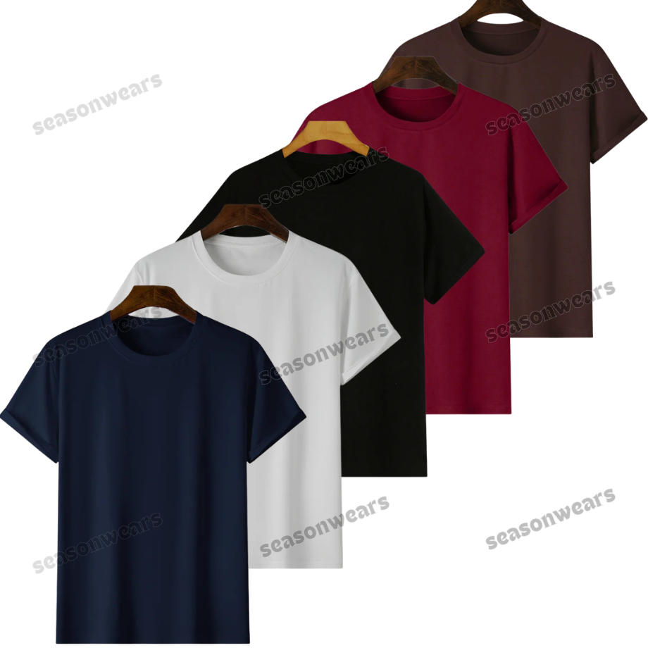Pack Of 5 Regular Tees