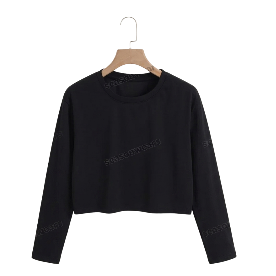Crop Full Sleeves Tee