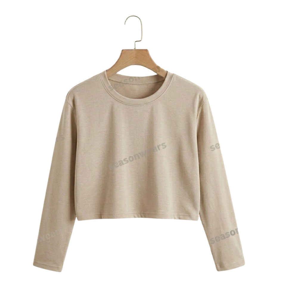 Crop Full Sleeves Tee