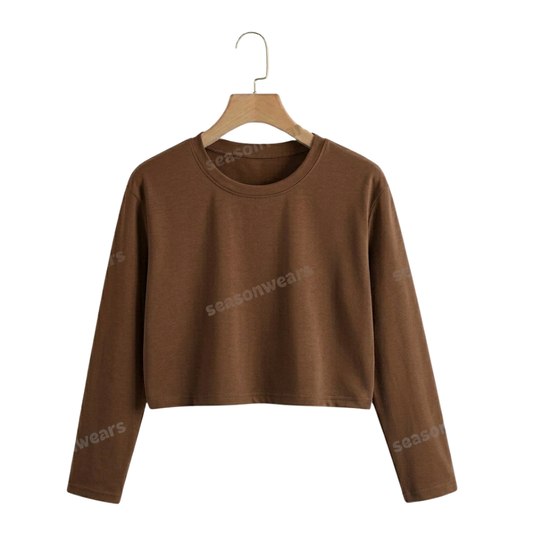 Crop Full Sleeves Tee