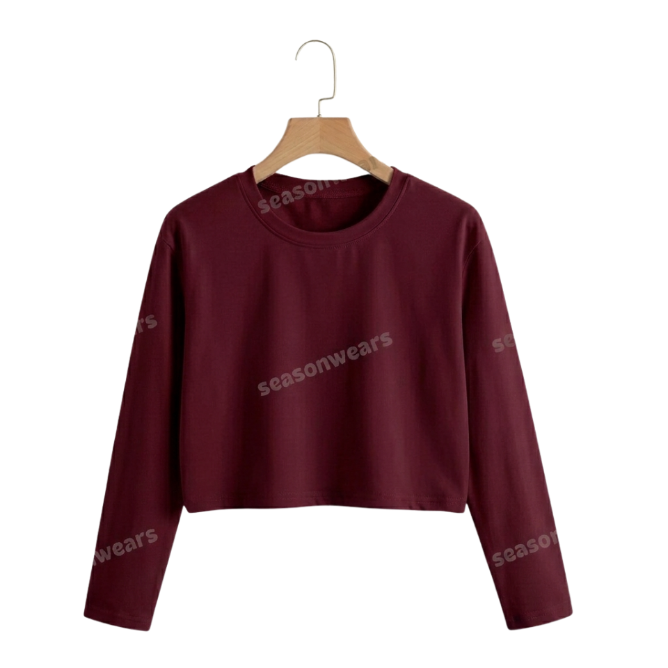 Crop Full Sleeves Tee