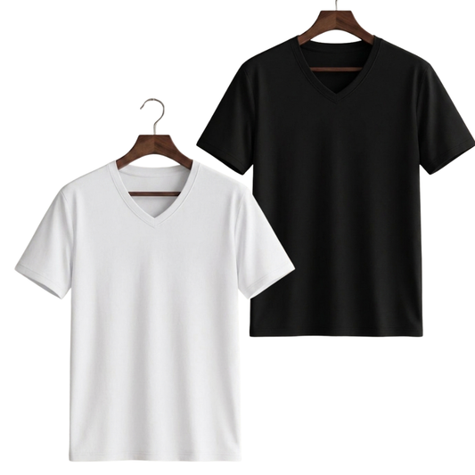 Pack Of 2 V-Neck Tee