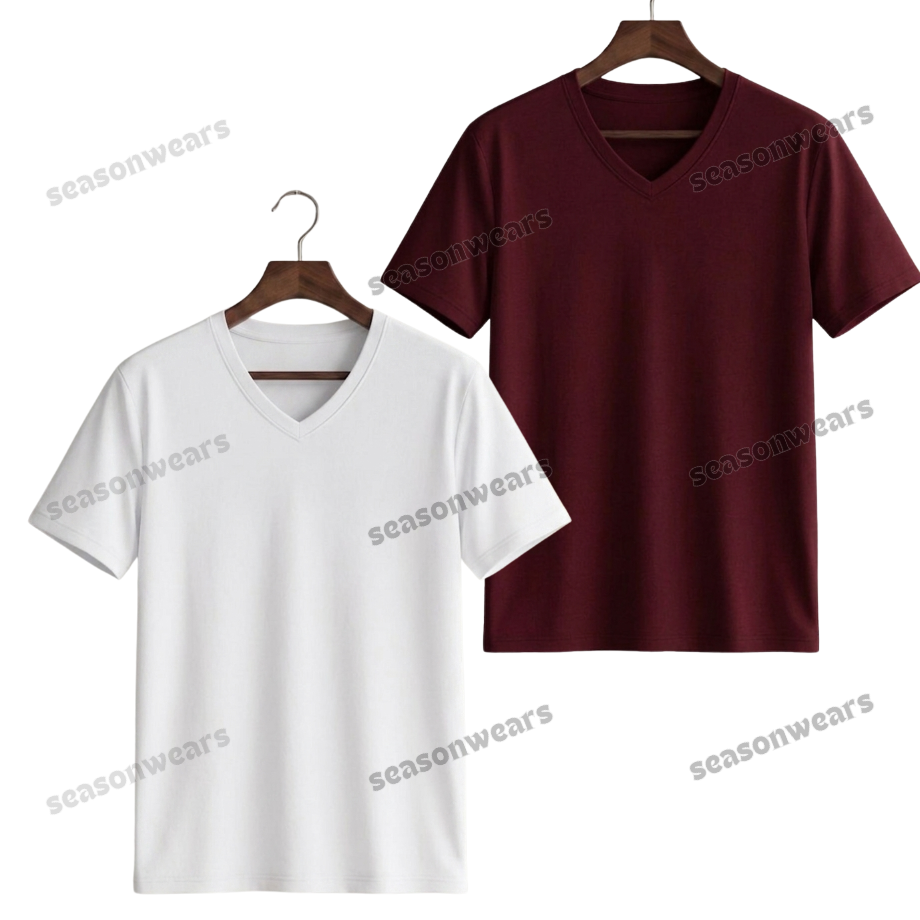 Pack Of 2 V-Neck Tee