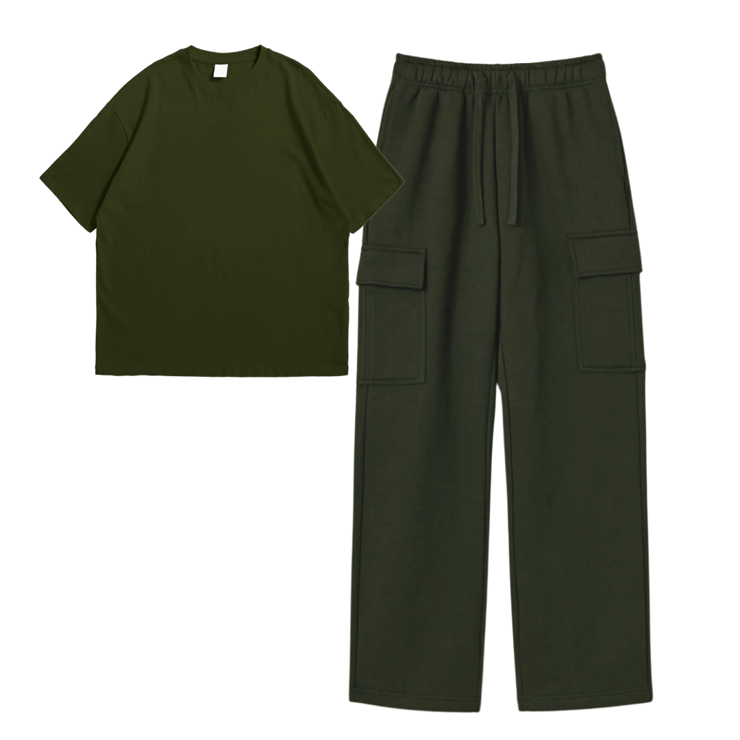 Oversize Tee with Cargo