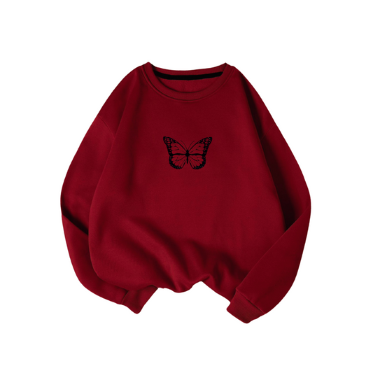 Black Butterfly Sweatshirt