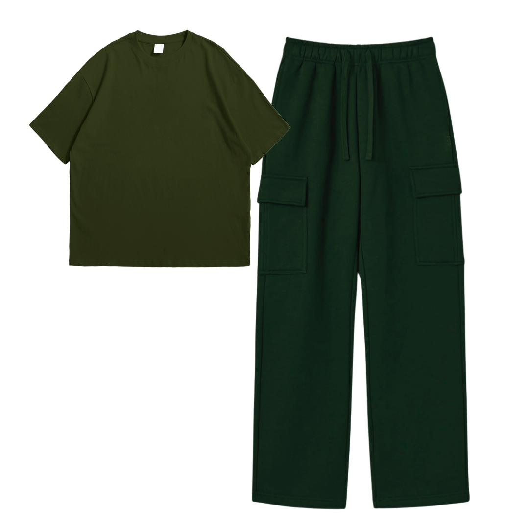 Oversize Tee with Cargo