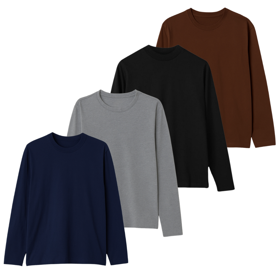 Pack Of 4 Full Sleeves Tee