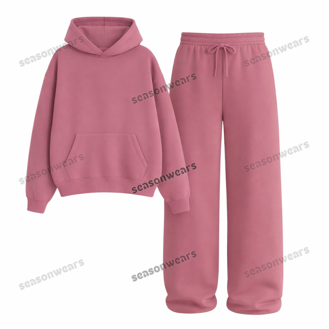 Straight Leg Trouser With Fleece Hoodie