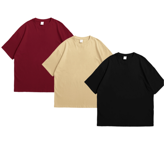 Pack Of Three Oversize Tee