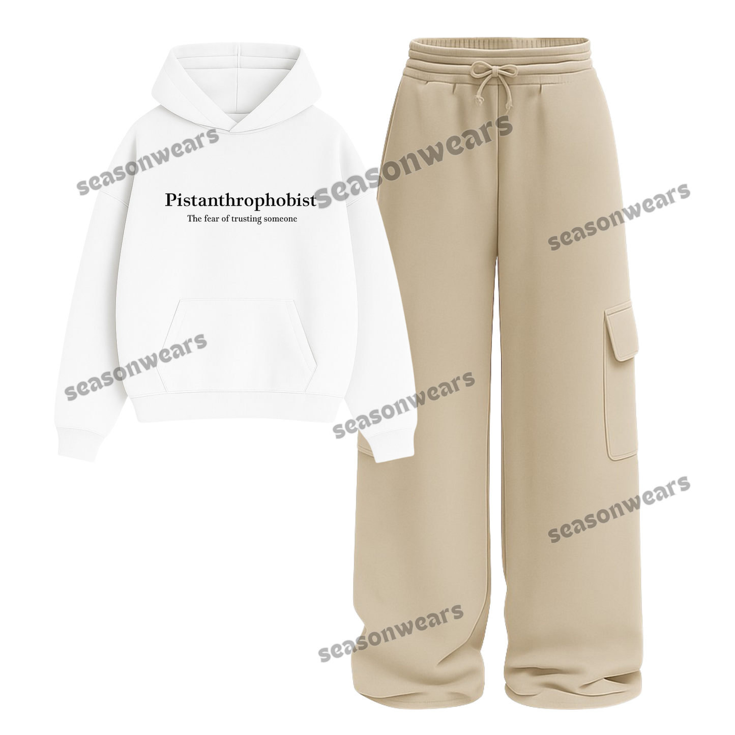 Straight Leg Cargo With  Pistanthrophobist Hoodie