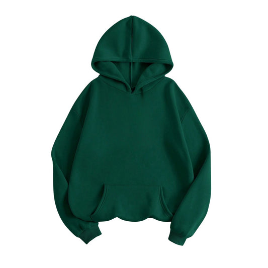 Darkgreen Drop Shoulder Oversize Hoodie
