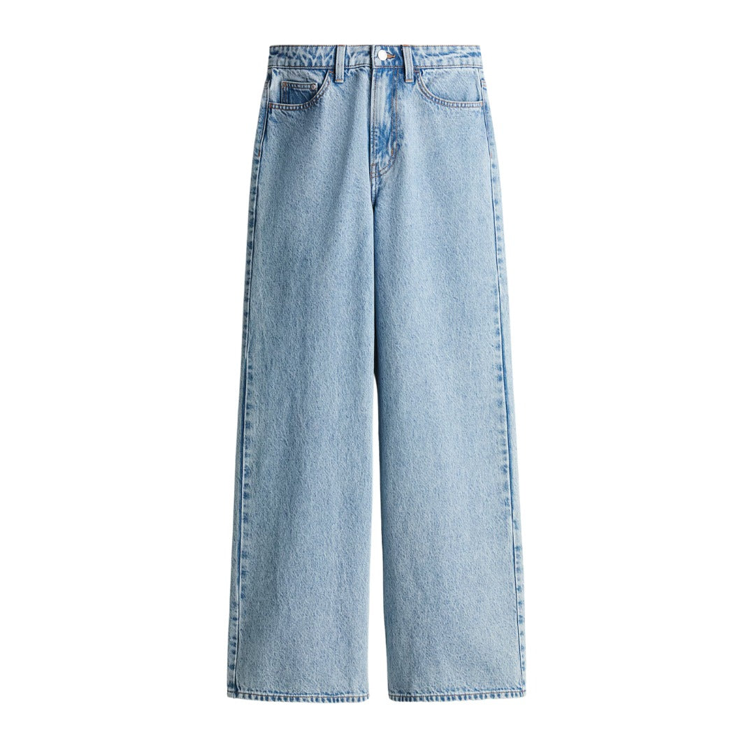 Ice Blue Wide Leg Jeans