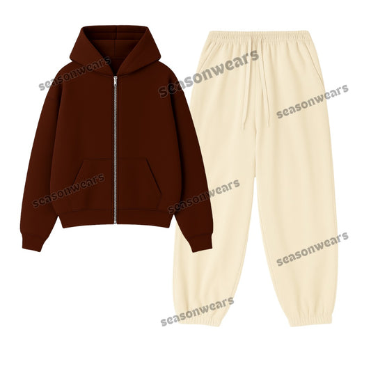 Sweatpant With Fleece Zipper