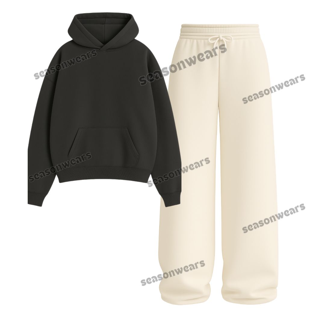 Straight Leg Trouser With Fleece Hoodie