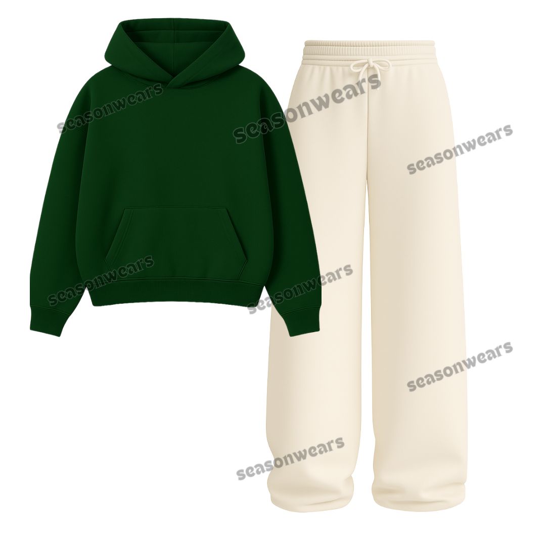 Straight Leg Trouser With Fleece Hoodie