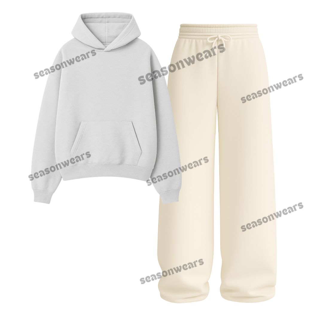 Straight Leg Trouser With Fleece Hoodie