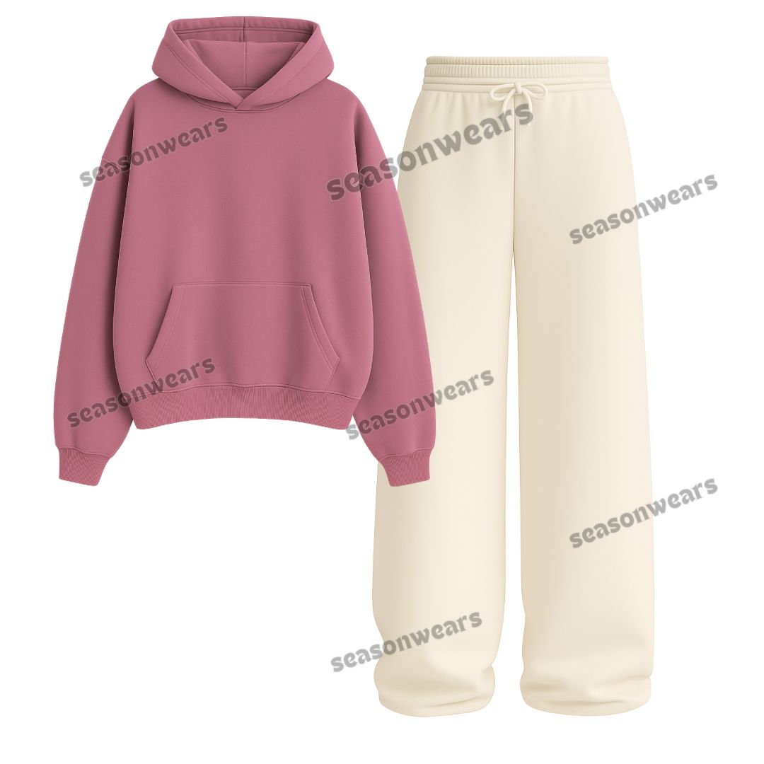 Straight Leg Trouser With Fleece Hoodie