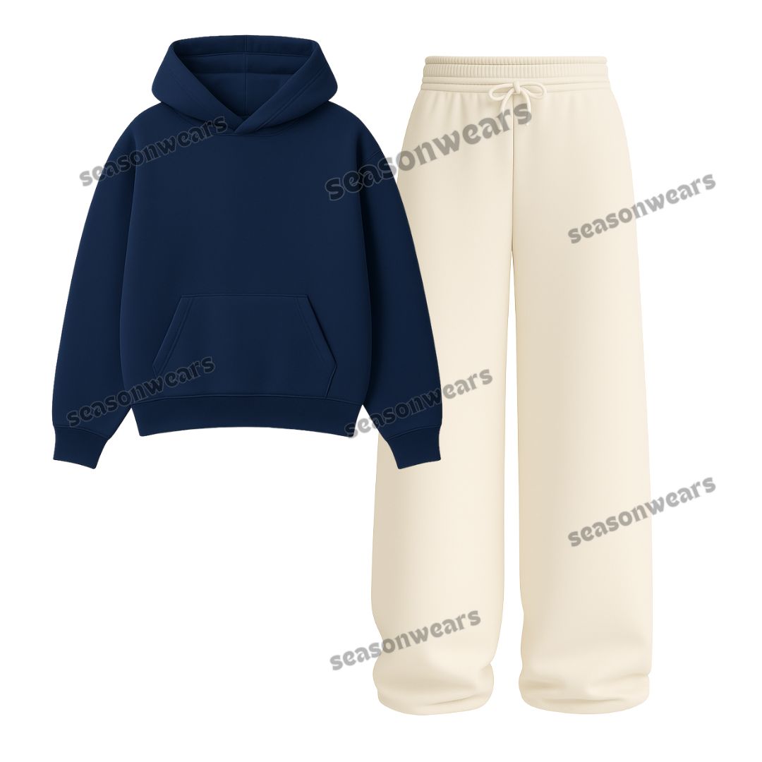 Straight Leg Trouser With Fleece Hoodie