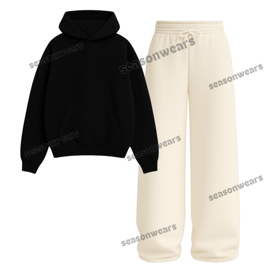 Straight Leg Trouser With Fleece Hoodie