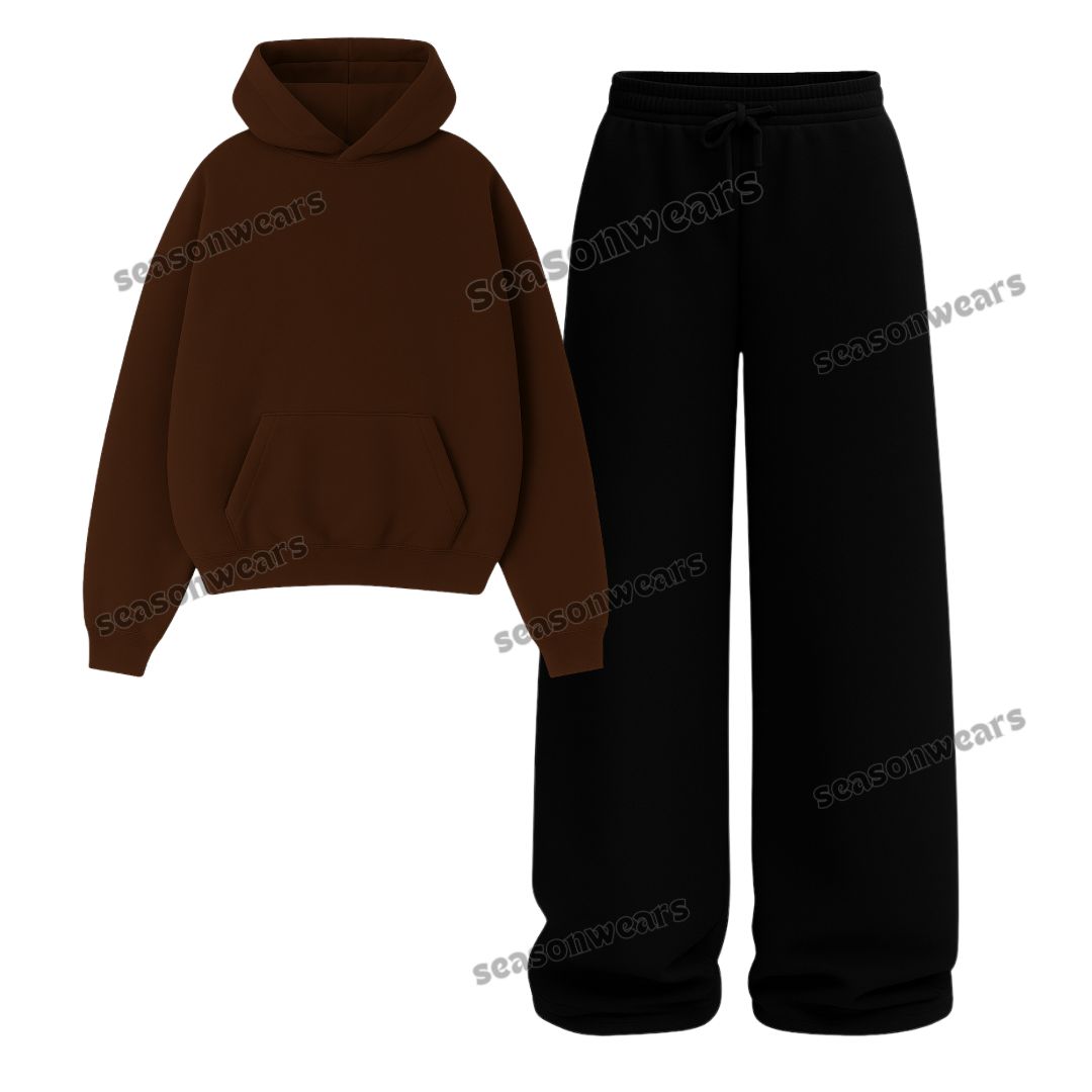 Straight Leg Trouser With Fleece Hoodie