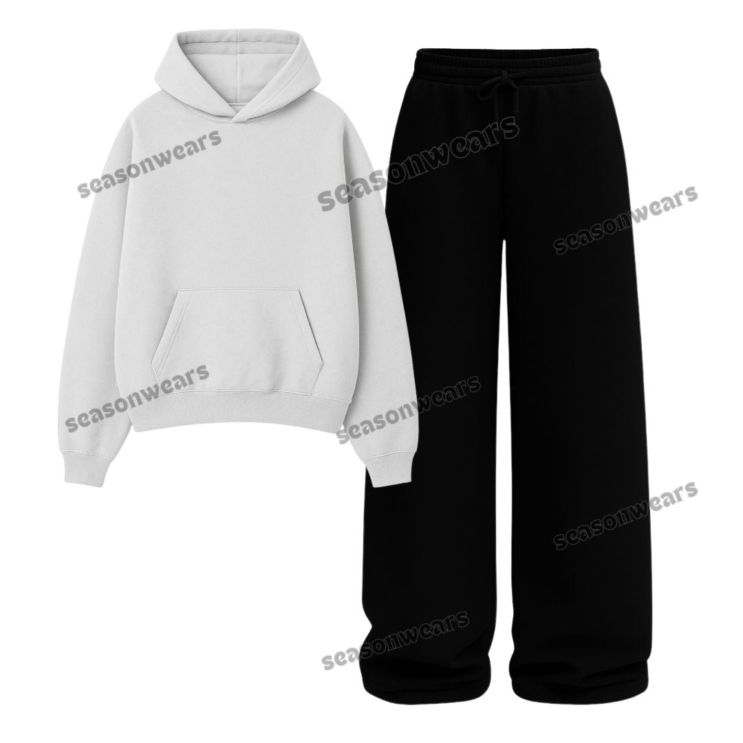 Straight Leg Trouser With Fleece Hoodie
