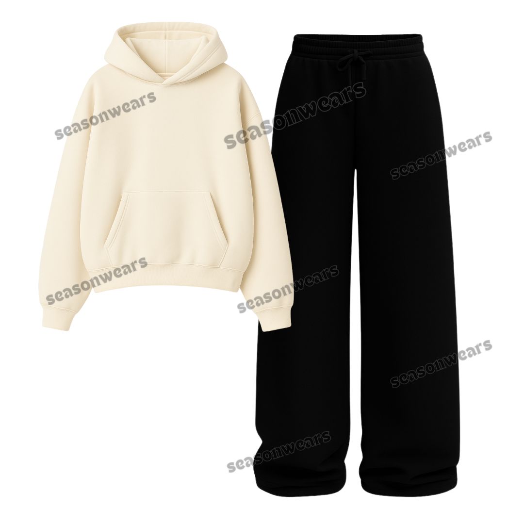 Straight Leg Trouser With Fleece Hoodie