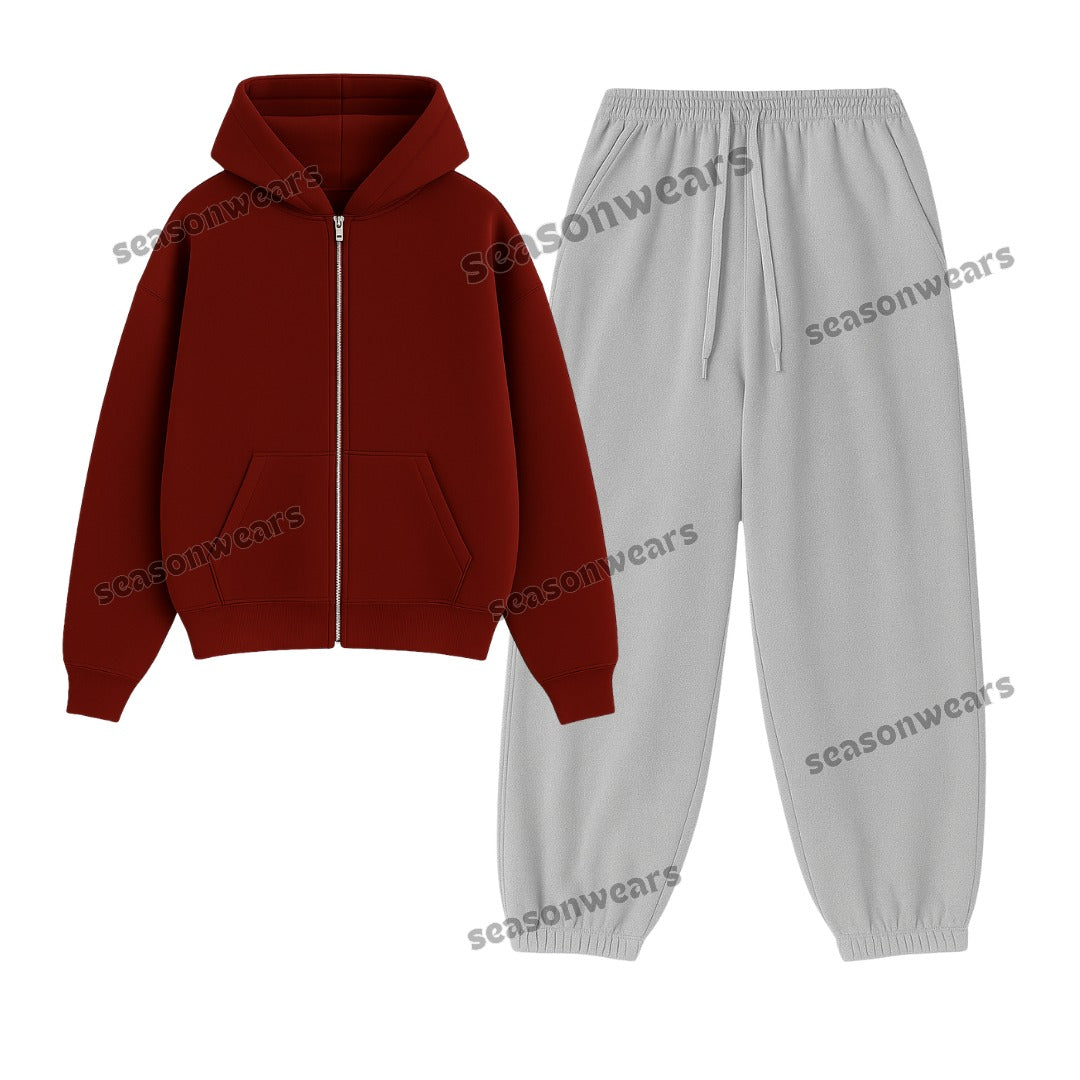 Sweatpant With Fleece Zipper