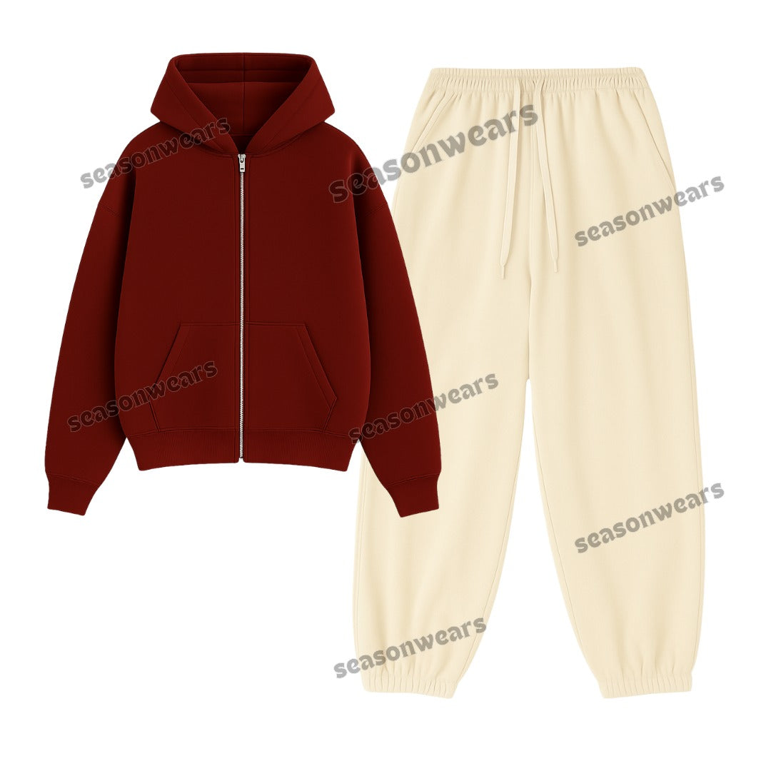 Sweatpant With Fleece Zipper