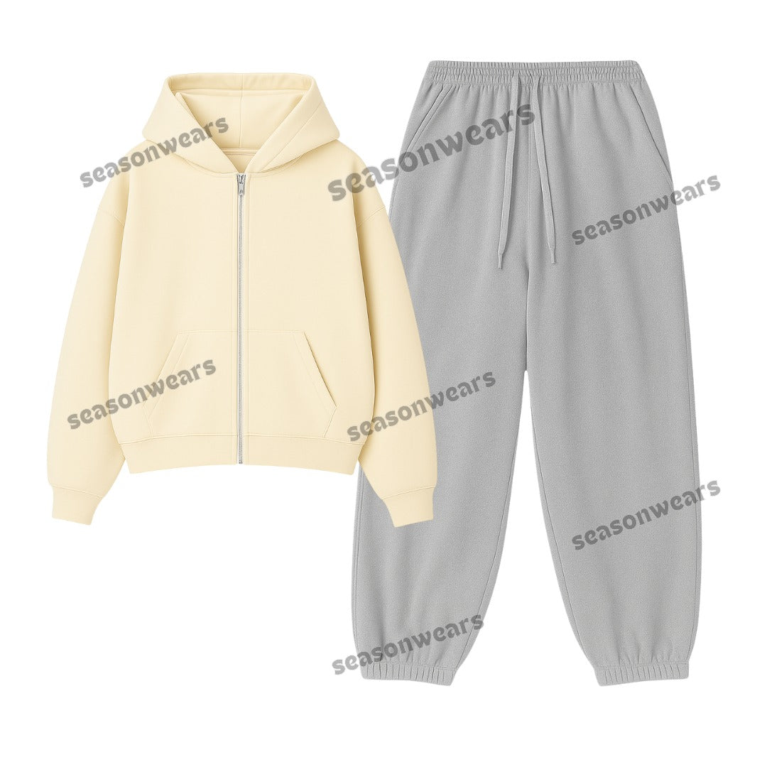 Sweatpant With Fleece Zipper