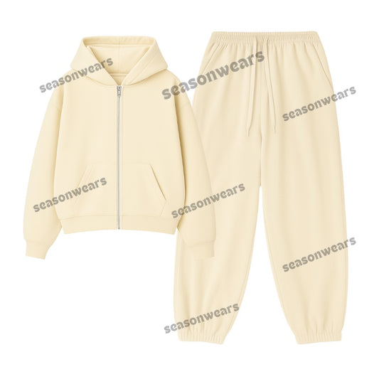 Sweatpant With Fleece Zipper