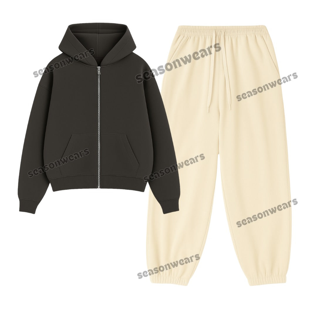 Sweatpant With Fleece Zipper