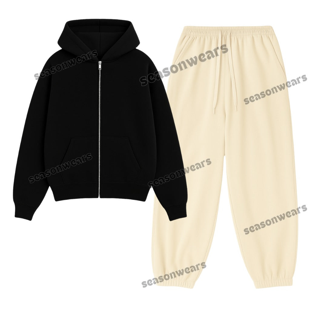 Sweatpant With Fleece Zipper