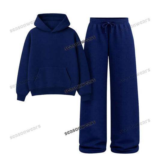 Straight Leg Trouser With Fleece Hoodie