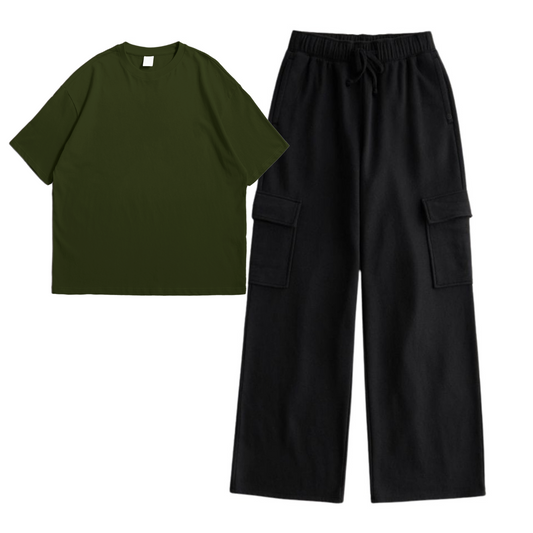 Oversize Tee with Cargo