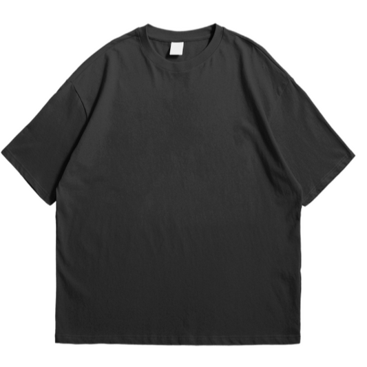 Charcoal Grey Oversize Drop Shoulder Tee