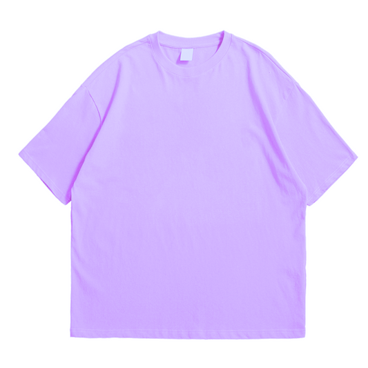 Lilac Oversize Drop Shoulder Tee