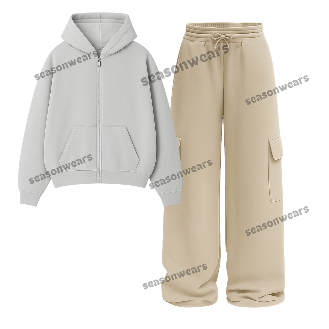 Straight Leg Cargo With Fleece Zipper