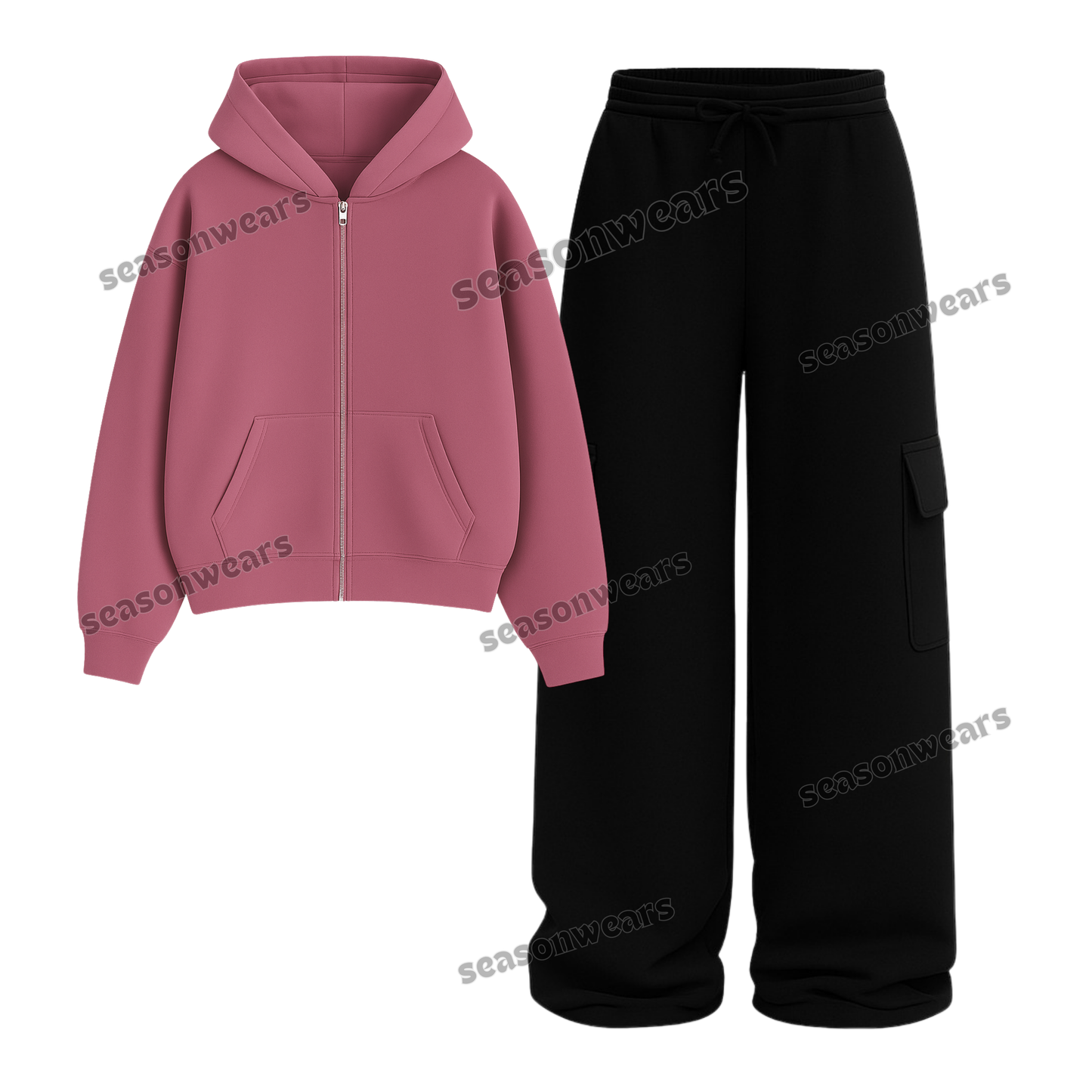 Straight Leg Cargo With Fleece Zipper