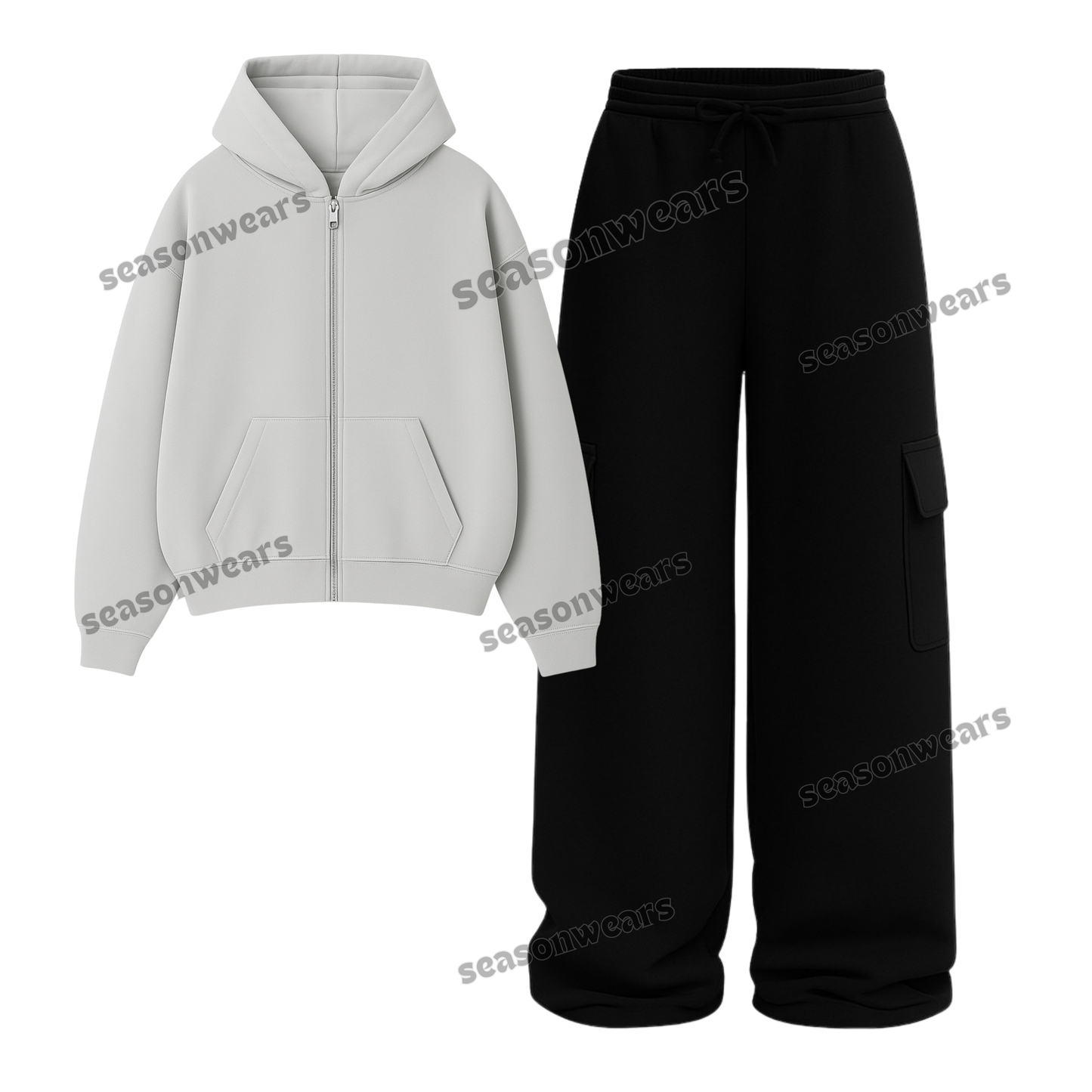 Straight Leg Cargo With Fleece Zipper
