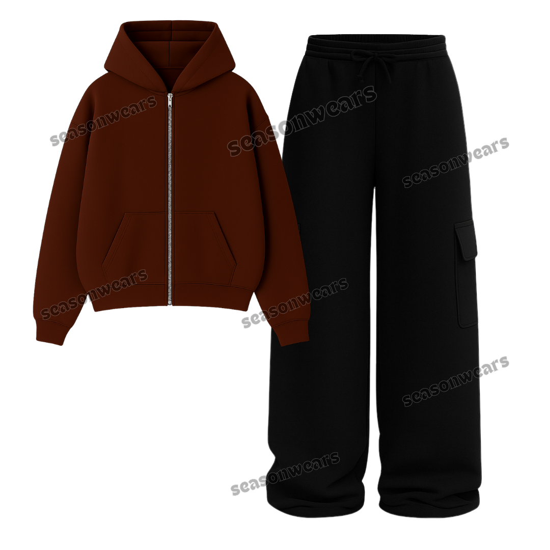 Straight Leg Cargo With Fleece Zipper